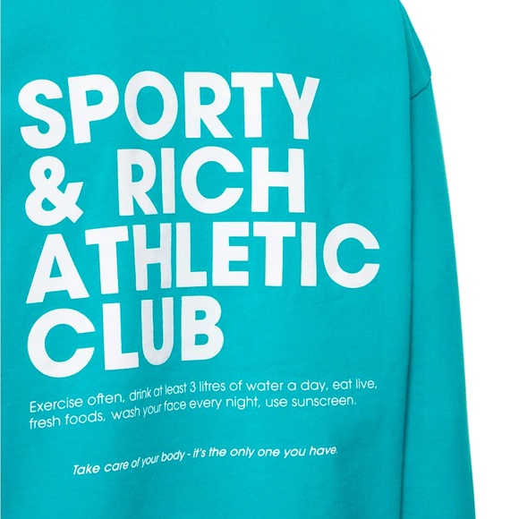 Sporty & Rich Athletic Club Crewneck Sweatshirt - Picture 5 of 6